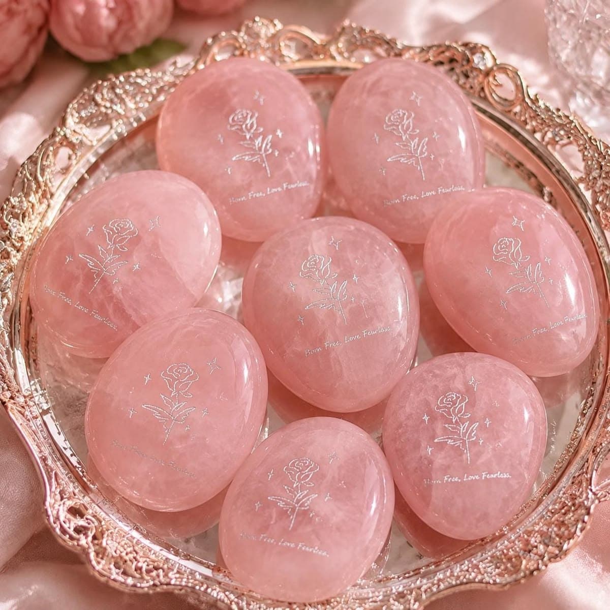 Rose Quartz Prayer Stone